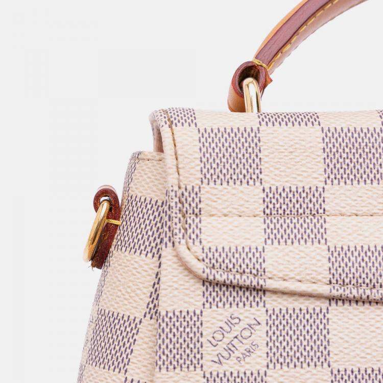 مملوكة مسبقًا Louis Vuitton White Damier Azur Croisette