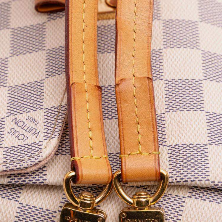 مملوكة مسبقًا Louis Vuitton White Damier Azur Croisette