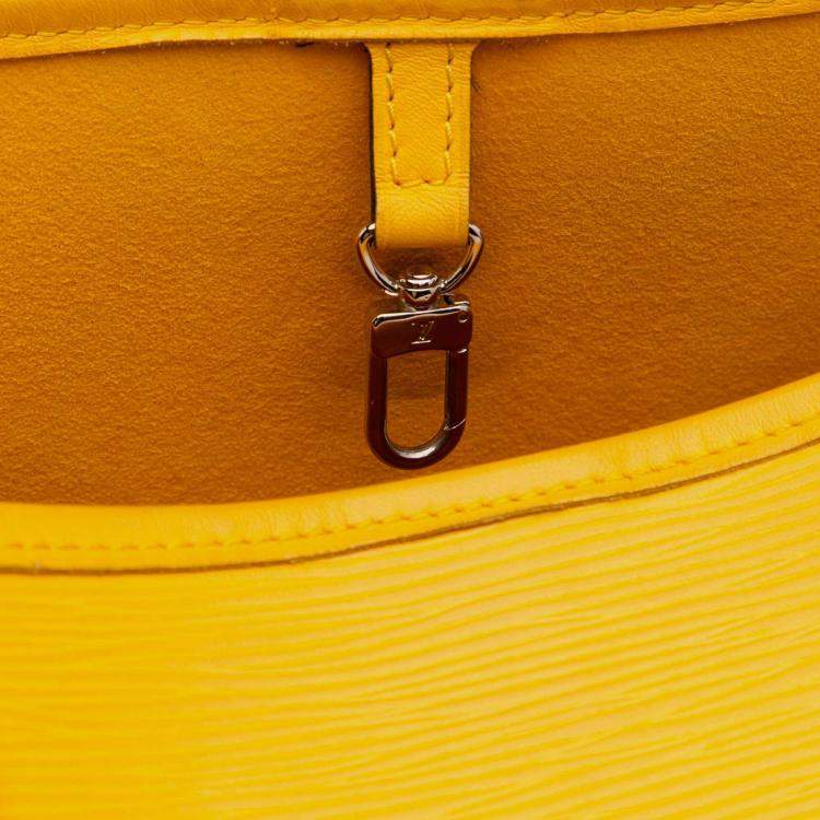 Pre Owned Louis Vuitton Yellow Epi Neverfull MM