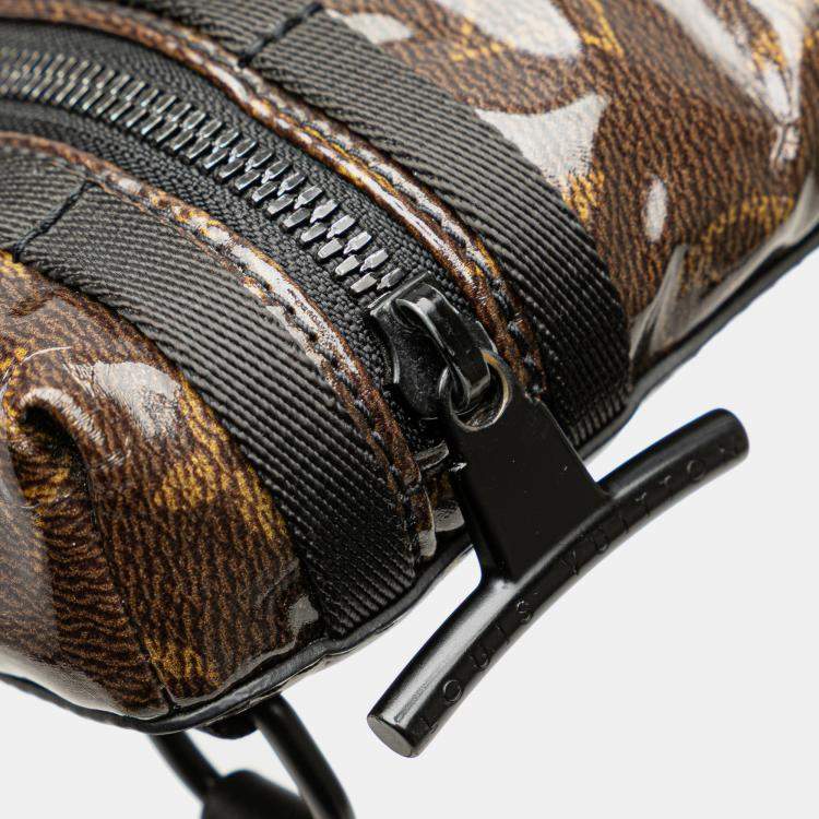 Pre Owned Louis Vuitton Brown Monogram Glaze Messenger PM