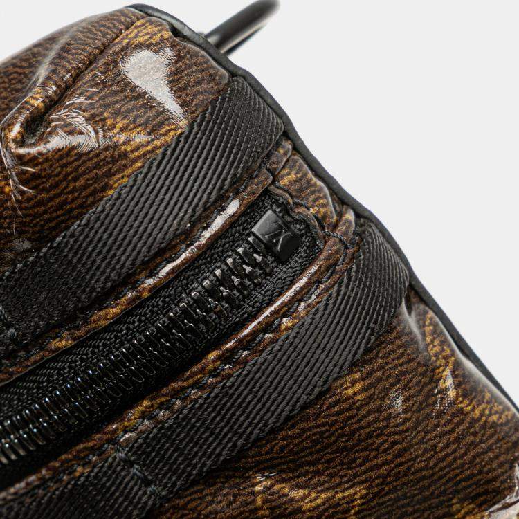 Pre Owned Louis Vuitton Brown Monogram Glaze Messenger PM