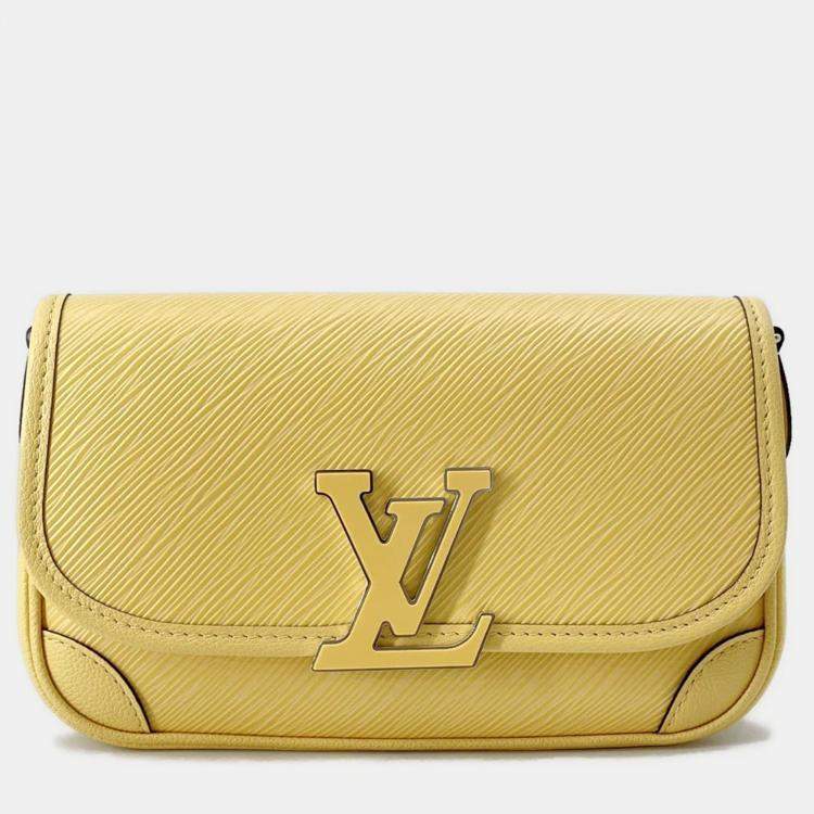 Pre Owned Louis Vuitton Buci NM Yellow Epi Leather Shoulder Bag