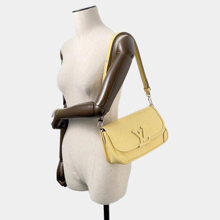 Pre Owned Louis Vuitton Buci NM Yellow Epi Leather Shoulder Bag