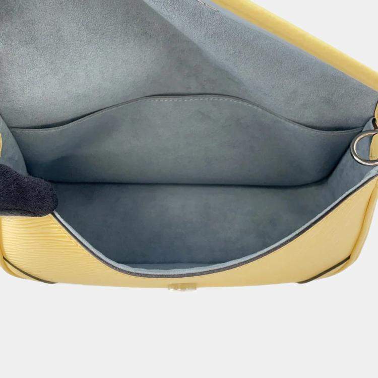 Pre Owned Louis Vuitton Buci NM Yellow Epi Leather Shoulder Bag