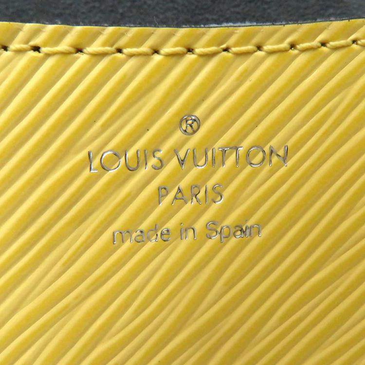 Pre Owned Louis Vuitton Buci NM Yellow Epi Leather Shoulder Bag