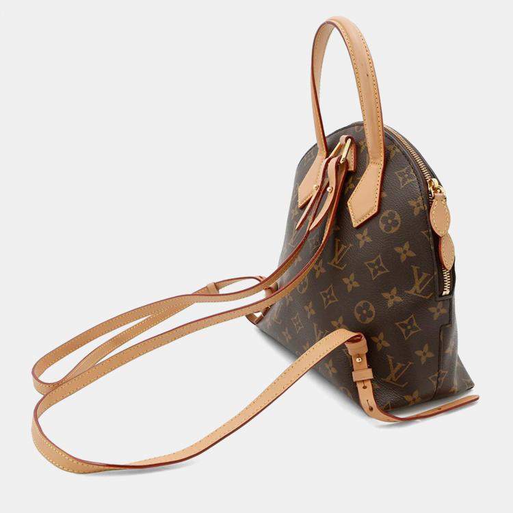Pre Owned Louis Vuitton Moon Backpack Noir Monogram