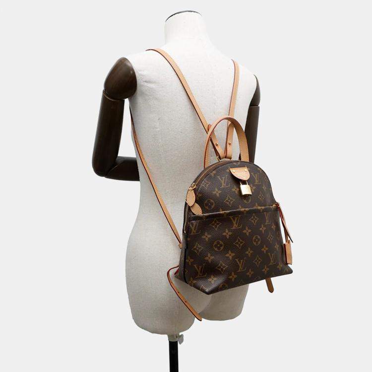 Pre Owned Louis Vuitton Moon Backpack Noir Monogram