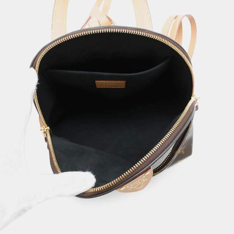 Pre Owned Louis Vuitton Moon Backpack Noir Monogram