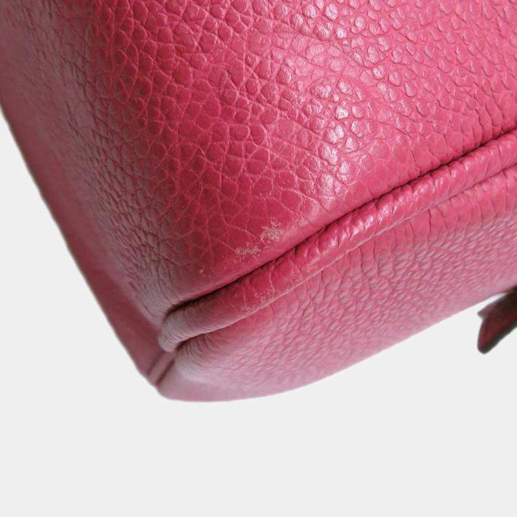 Pre Owned Louis Vuitton Speedy Bandoulière Rose Pruyere Empreinte Leather Bag