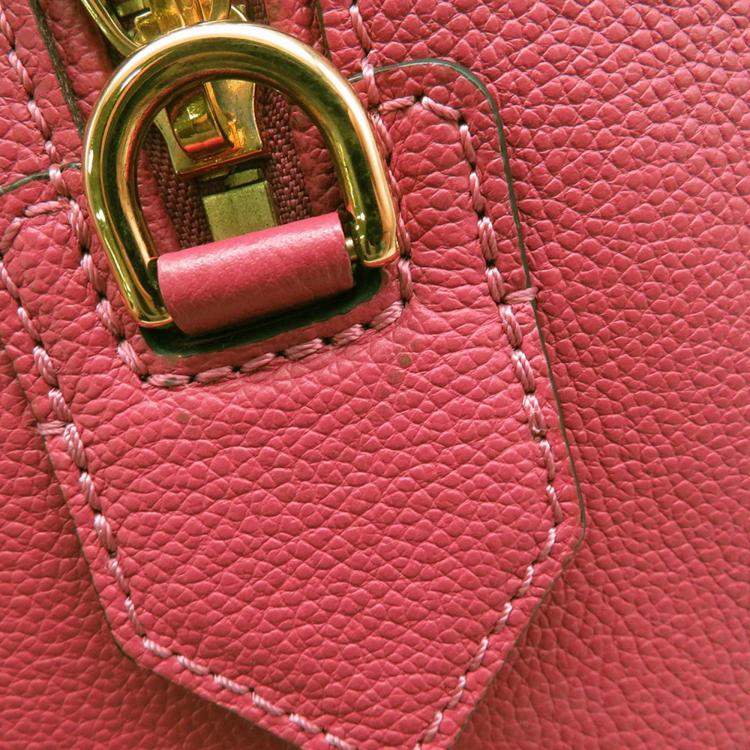 Pre Owned Louis Vuitton Speedy Bandoulière Rose Pruyere Empreinte Leather Bag