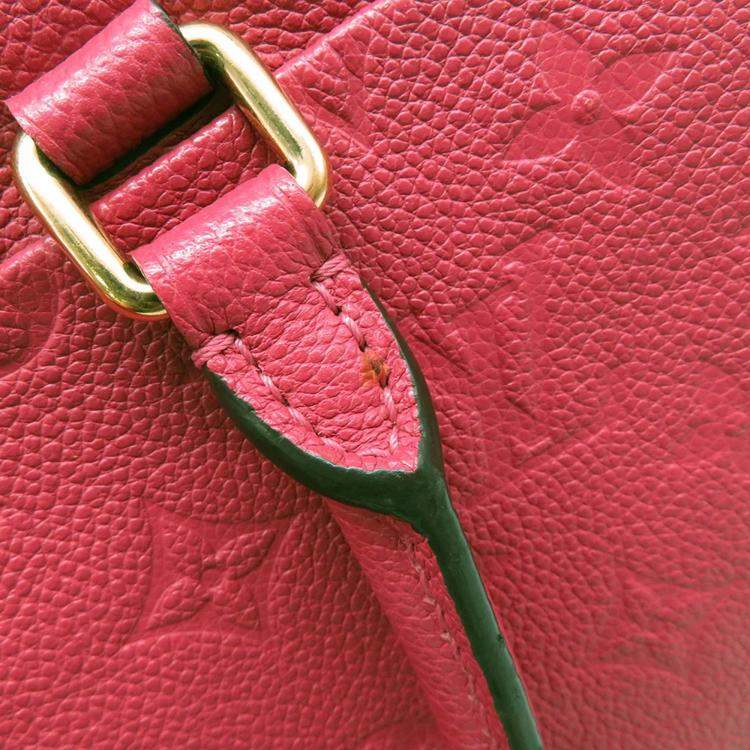 Pre Owned Louis Vuitton Speedy Bandoulière Rose Pruyere Empreinte Leather Bag