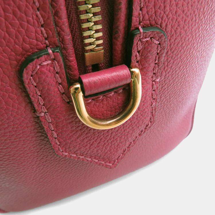 Pre Owned Louis Vuitton Speedy Bandoulière Rose Pruyere Empreinte Leather Bag
