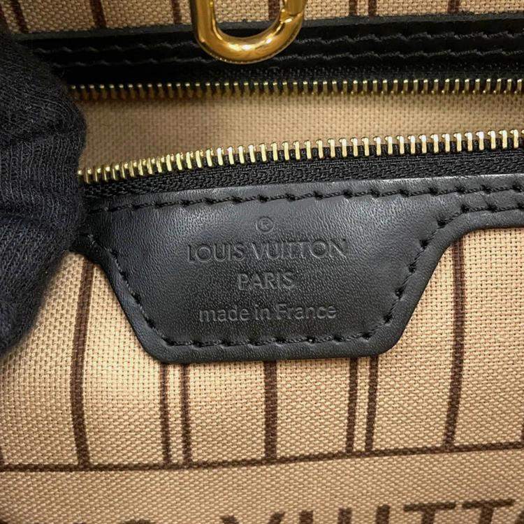 Pre Owned Louis Vuitton Neverfull League Of Legends Noir/Gold/Silver Monogram Size Mm