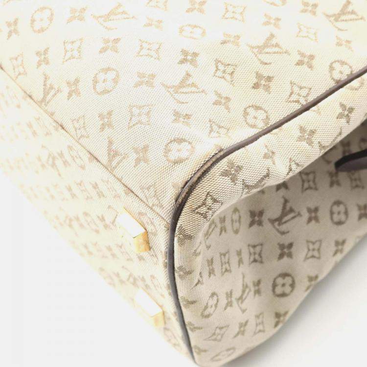 Pre Owned Louis Vuitton Josephine Gm Handbag Monogram Mini Canvas Leather Khaki