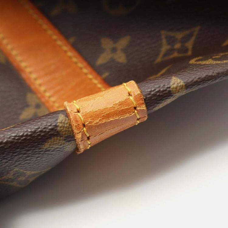 Pre Owned Louis Vuitton Keepall60 Travel Bag Monogram Canvas Leather Brown
