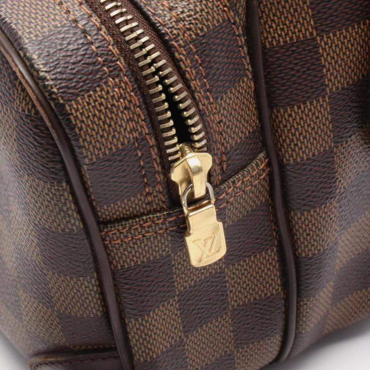 Pre Owned Louis Vuitton Nile Damier Ebene Coated Canvas Shoulder Bag