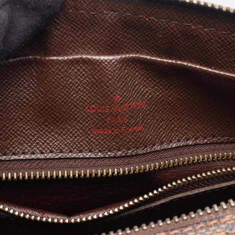 Pre Owned Louis Vuitton Nile Damier Ebene Coated Canvas Shoulder Bag