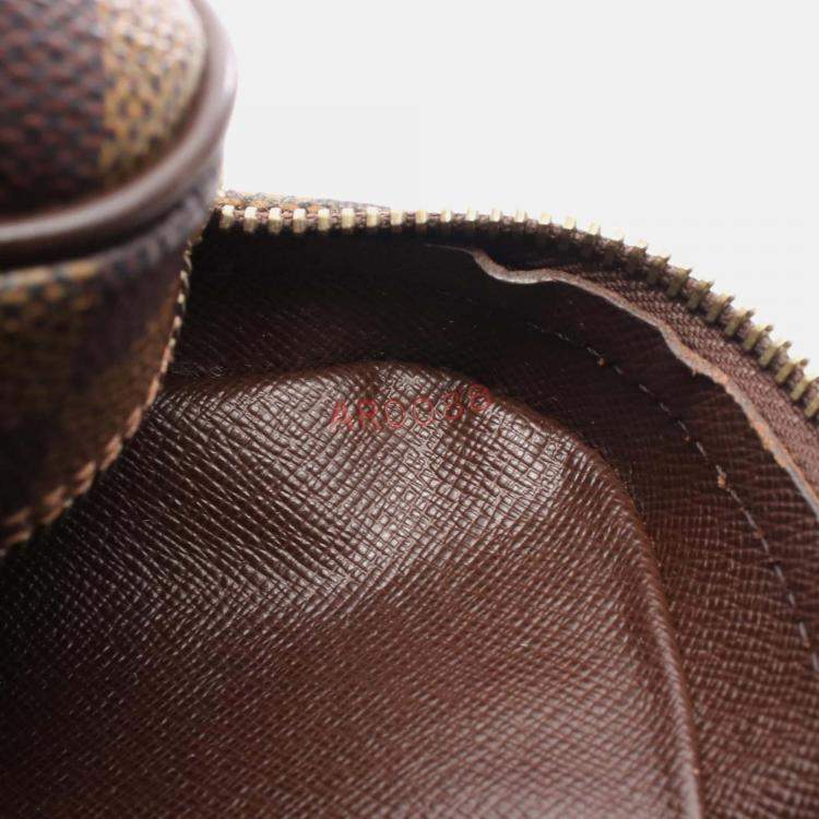Pre Owned Louis Vuitton Nile Damier Ebene Coated Canvas Shoulder Bag