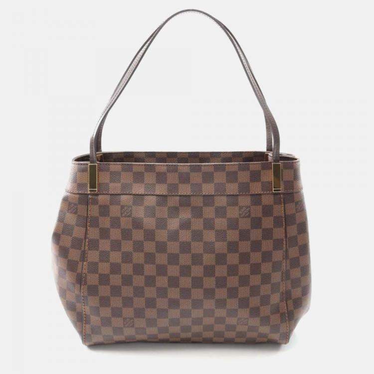 Pre Owned Louis Vuitton Marlyborn Gm Damier Ebene