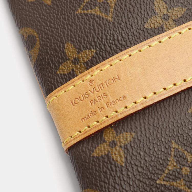 Pre Owned Louis Vuitton Keepall Bandoulière 60 Brown Monogram Shoulder Handbag
