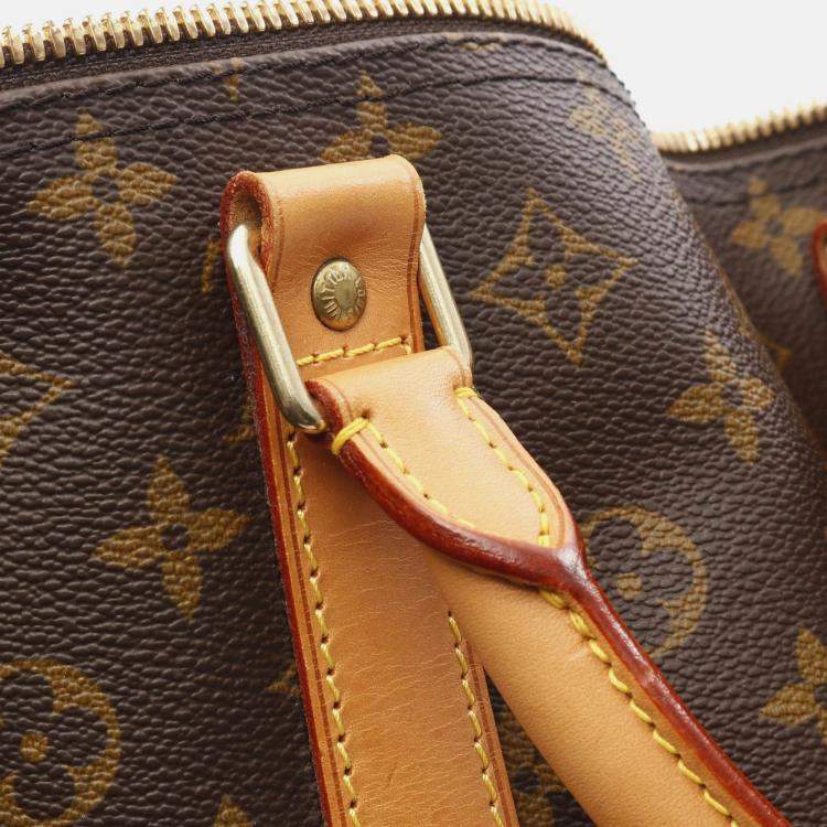 Pre Owned Louis Vuitton Keepall Bandoulière 60 Brown Monogram Shoulder Handbag