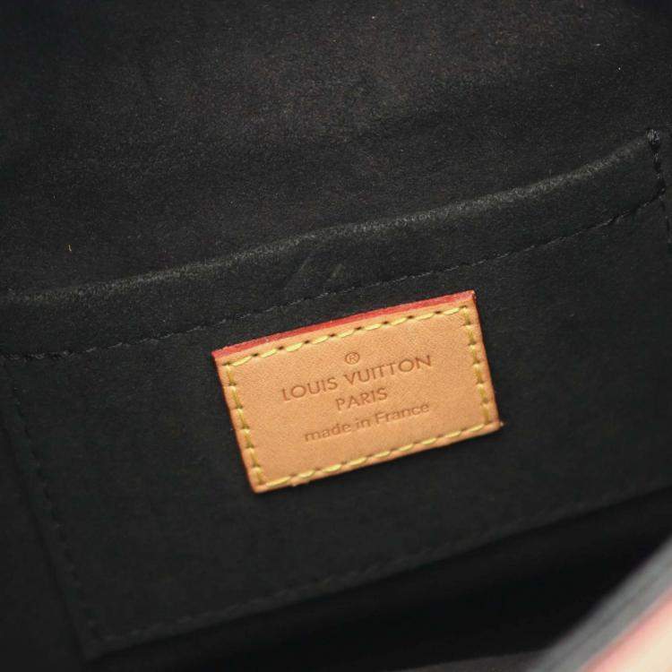 Pre Owned Louis Vuitton Duffle Monogram Canvas Leather Shoulder Handbag