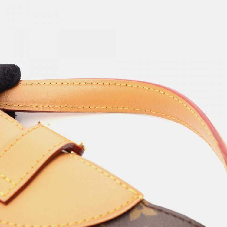 Pre Owned Louis Vuitton Duffle Monogram Canvas Leather Shoulder Handbag