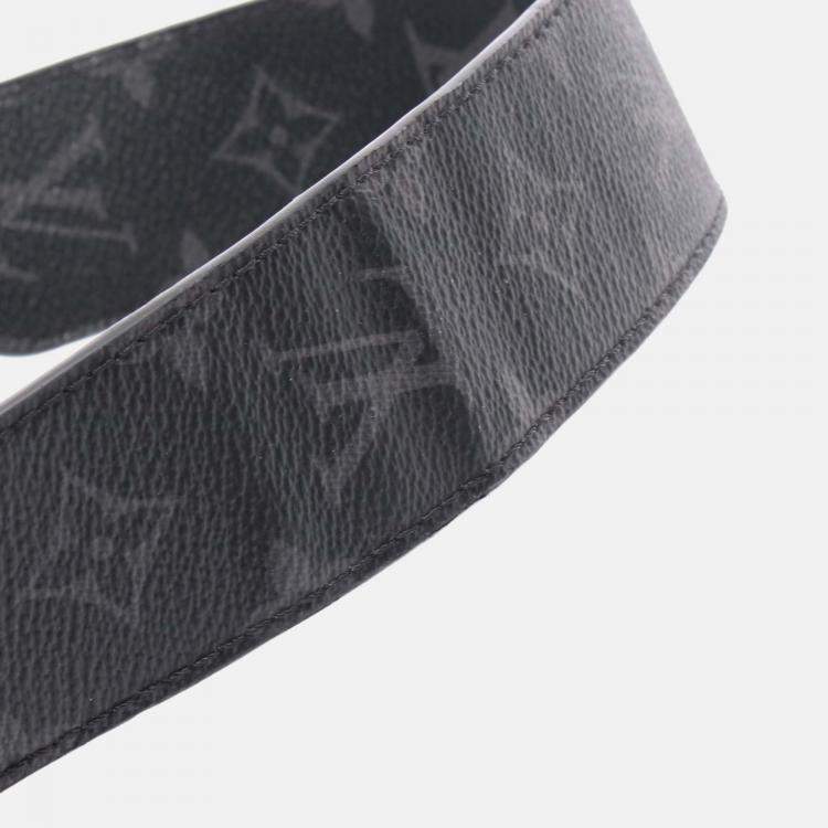 Pre Owned Louis Vuitton Outdoor Messenger PM Black Taïgalama Canvas Shoulder Bag