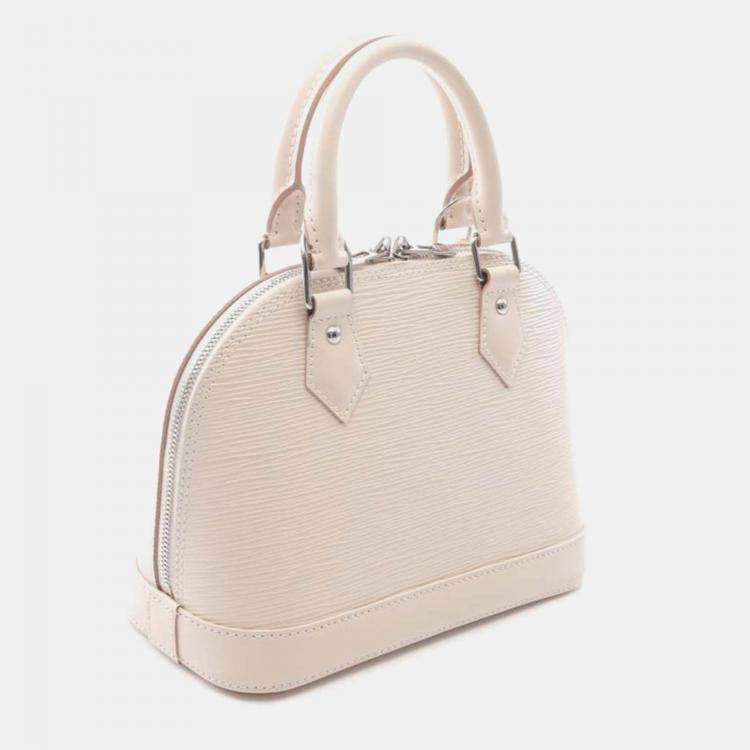 Pre Owned Louis Vuitton Alma BB Quartz Epi Leather Handbag