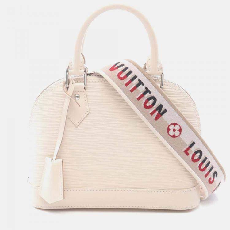 Pre Owned Louis Vuitton Alma BB Quartz Epi Leather Handbag