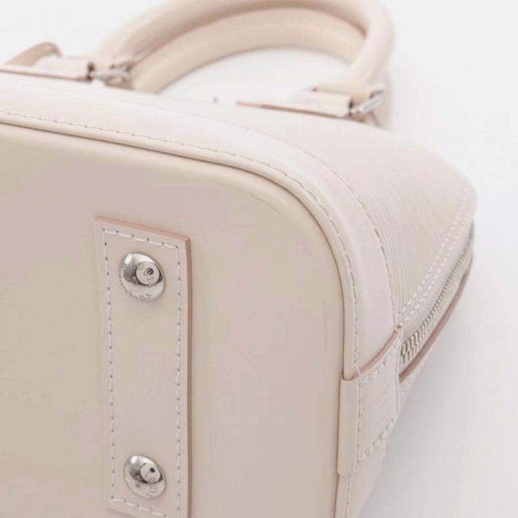 Pre Owned Louis Vuitton Alma BB Quartz Epi Leather Handbag