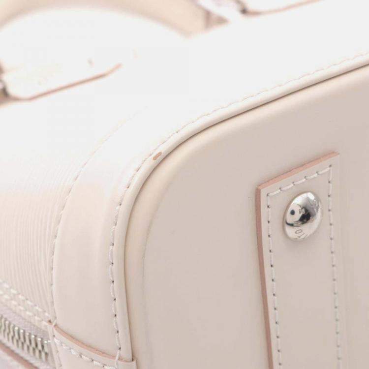 Pre Owned Louis Vuitton Alma BB Quartz Epi Leather Handbag