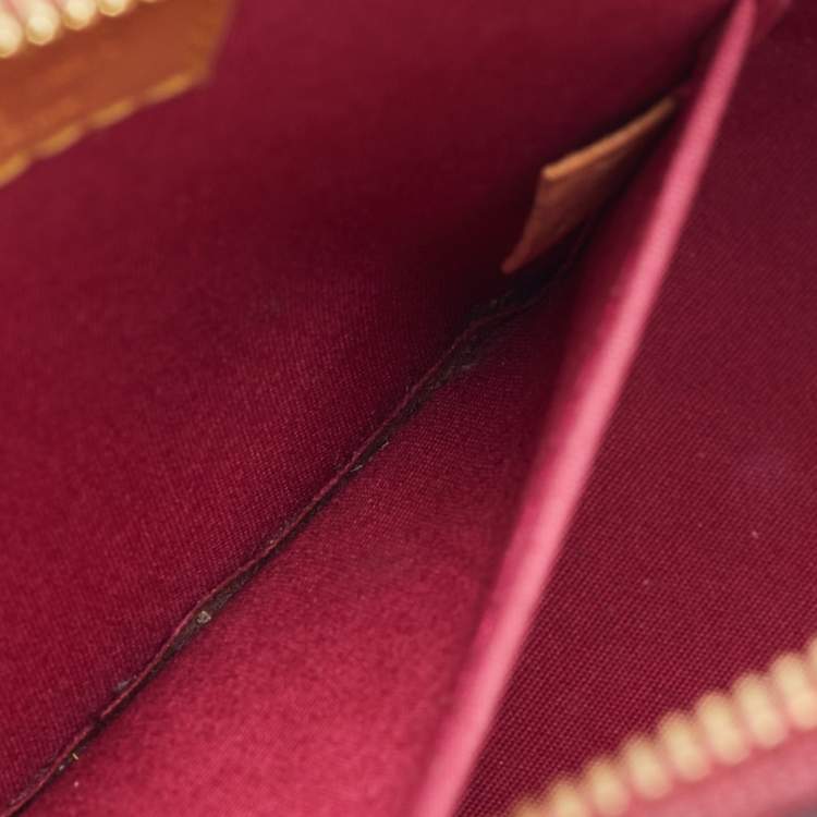 Pre Owned Louis Vuitton Indian Rose Monogram Vernis Alma BB Bag
