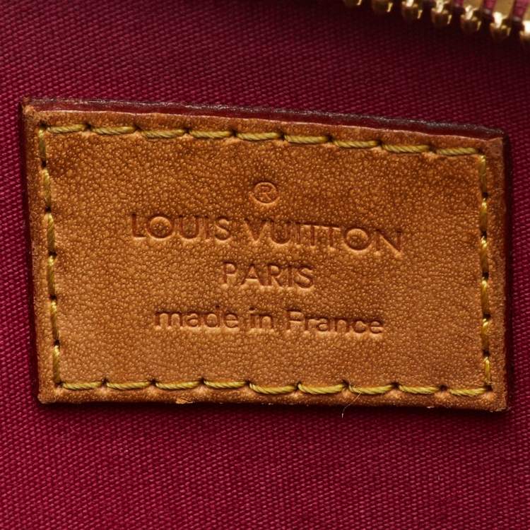 Pre Owned Louis Vuitton Indian Rose Monogram Vernis Alma BB Bag