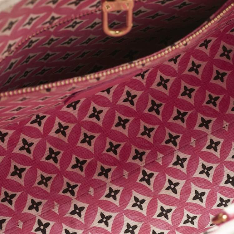 Pre Owned Louis Vuitton Pink Monogram Giant By The Pool 2.0 Onthego PM Tote