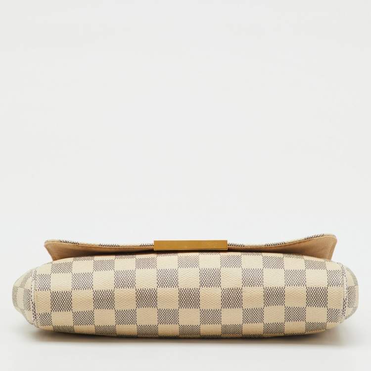 Pre Owned Louis Vuitton Damier Azur Canvas Favorite MM Bag