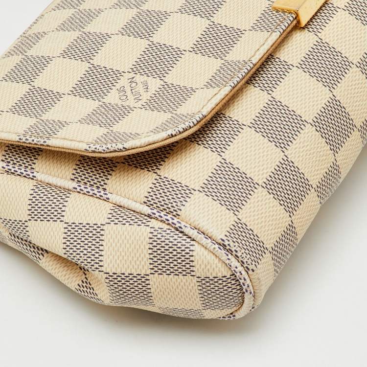Pre Owned Louis Vuitton Damier Azur Canvas Favorite MM Bag