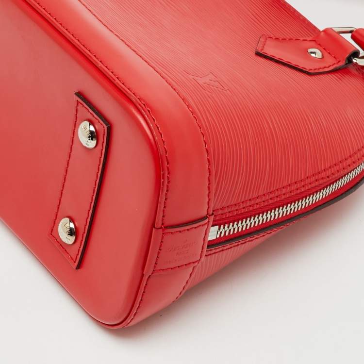 Pre Owned Louis Vuitton Piment Epi Leather Alma BB Bag