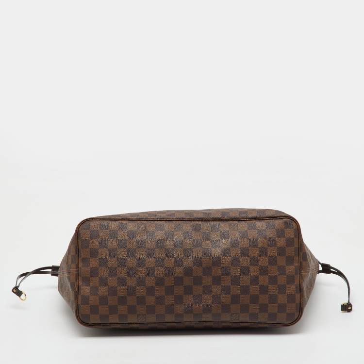 Pre Owned Louis Vuitton Damier Ebene Canvas Neverfull GM Bag