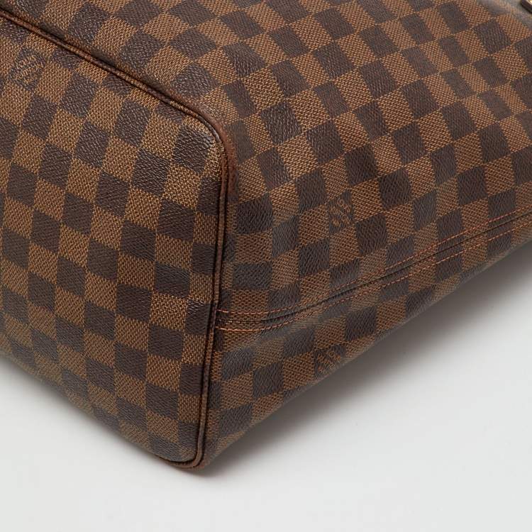 Pre Owned Louis Vuitton Damier Ebene Canvas Neverfull GM Bag