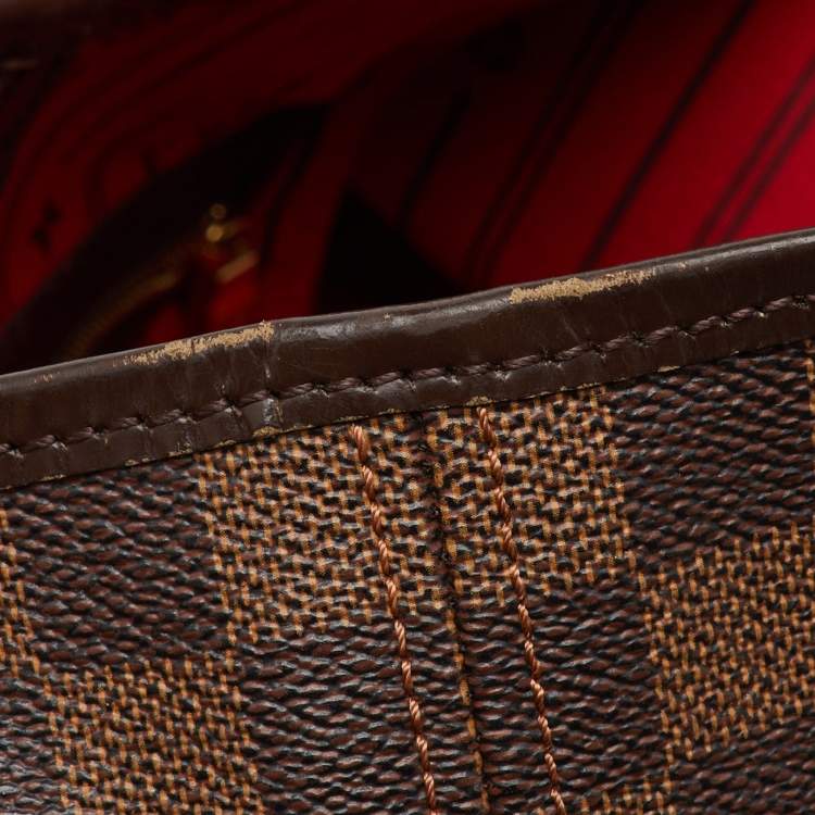 Pre Owned Louis Vuitton Damier Ebene Canvas Neverfull GM Bag