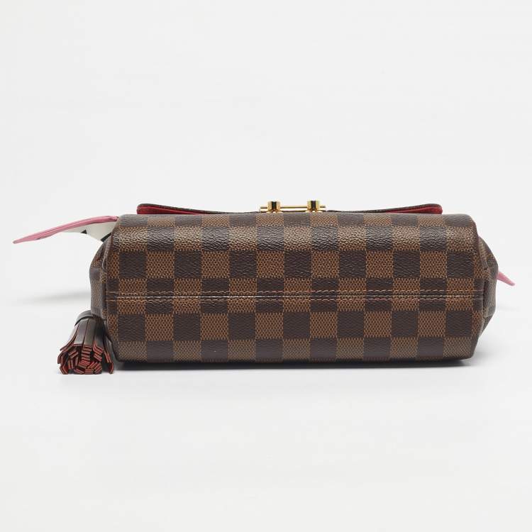 Pre Owned Louis Vuitton Damier Ebene Canvas Croisette Bag
