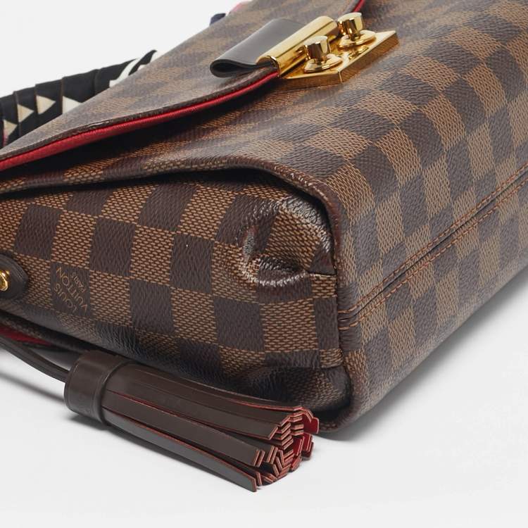 Pre Owned Louis Vuitton Damier Ebene Canvas Croisette Bag