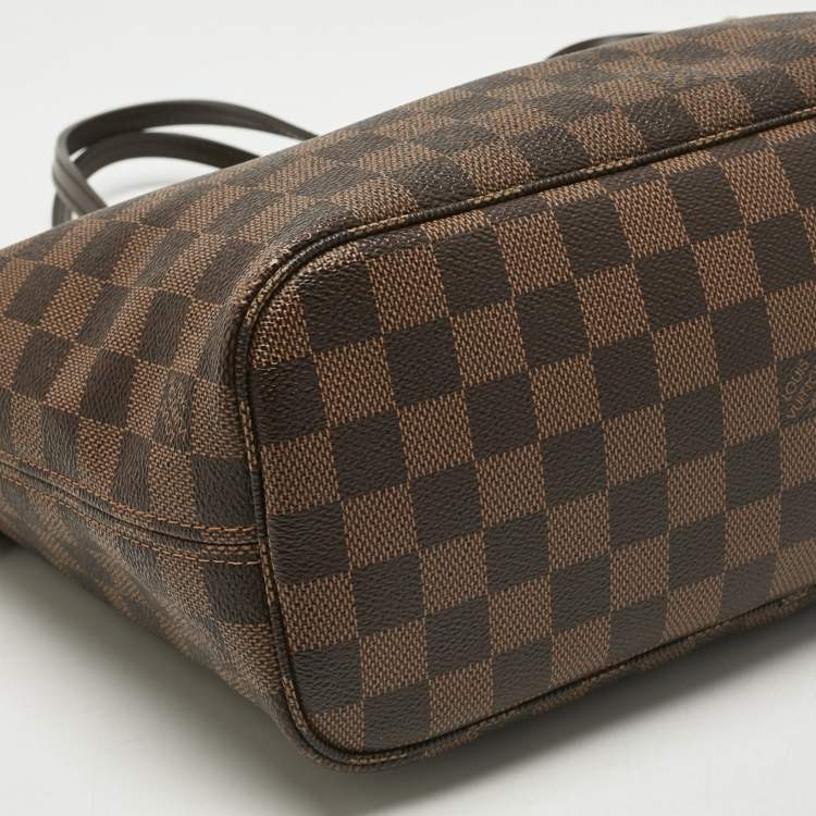 Pre Owned Louis Vuitton Damier Ebene Canvas Neverfull PM Bag