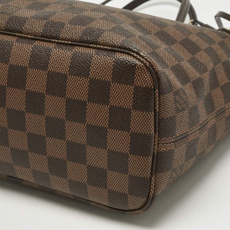 Pre Owned Louis Vuitton Damier Ebene Canvas Neverfull PM Bag