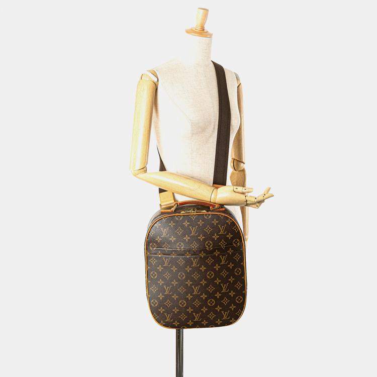 Pre Owned Louis Vuitton Brown Monogram Sac a Dos Packall