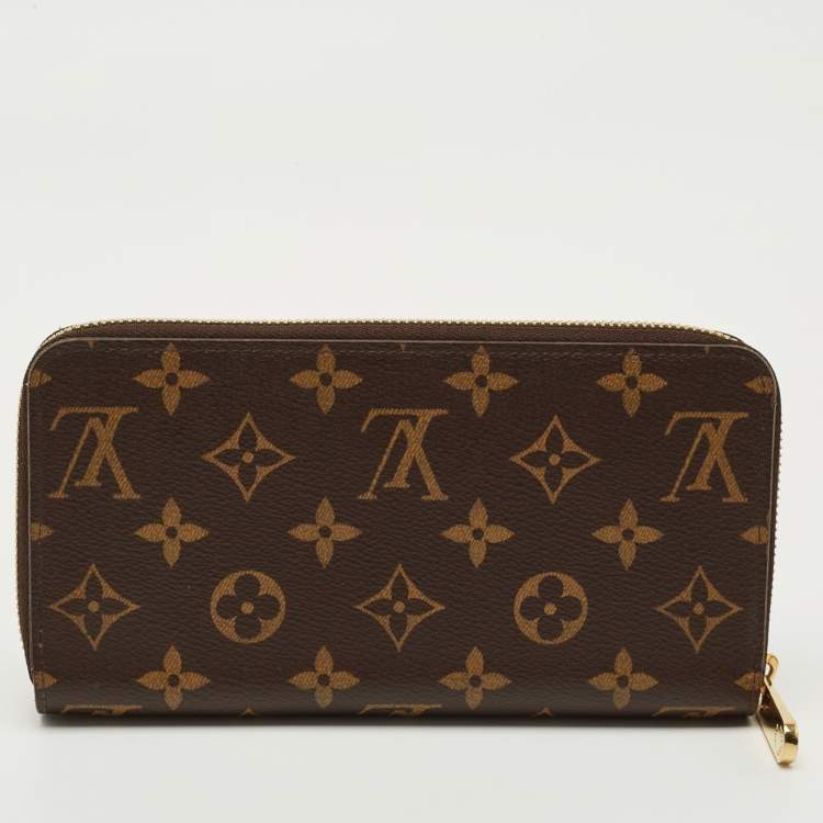 Pre Owned Louis Vuitton Monogram Canvas Zippy Wallet