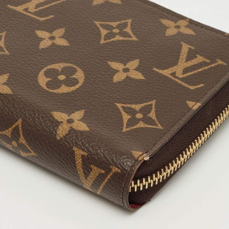 Pre Owned Louis Vuitton Monogram Canvas Zippy Wallet