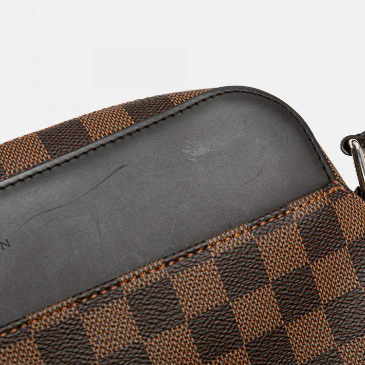 Pre Owned Louis Vuitton Brown Damier Ebene Jake PM