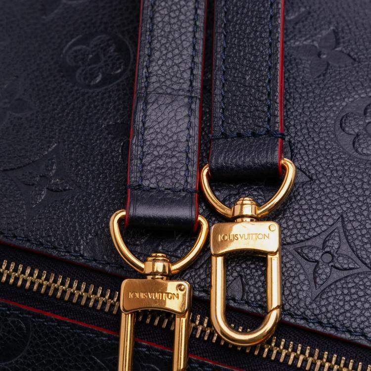Pre Owned Louis Vuitton Navy Blue Monogram Empreinte Pochette Metis